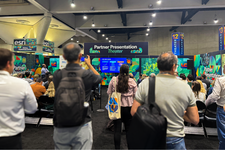 Live SSP Innovations partner presentation at the 2025 Esri User Conference