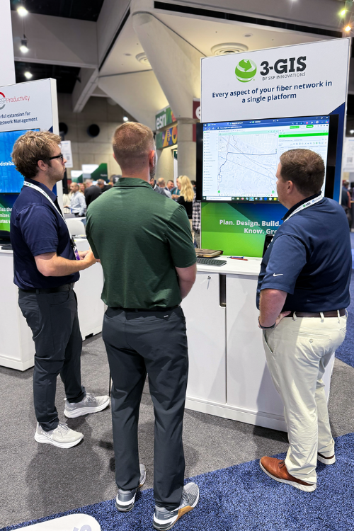 Live 3-GIS demo at the 2025 Esri User Conference