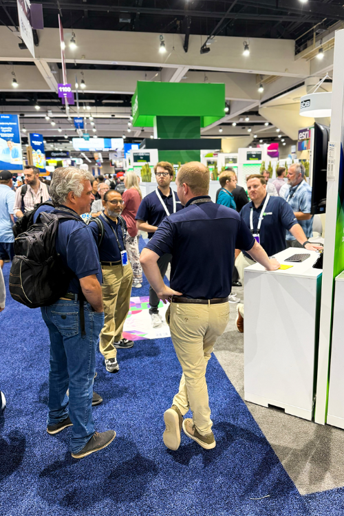 3-GIS booth meeting at the 2025 Esri User Conference
